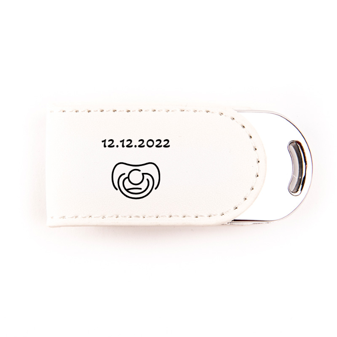 Pendrive Leather Solid